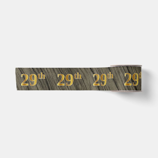 Imitate/Imitation Gold "29." Veranstaltungsnummer  Satinband (Vorderseite)