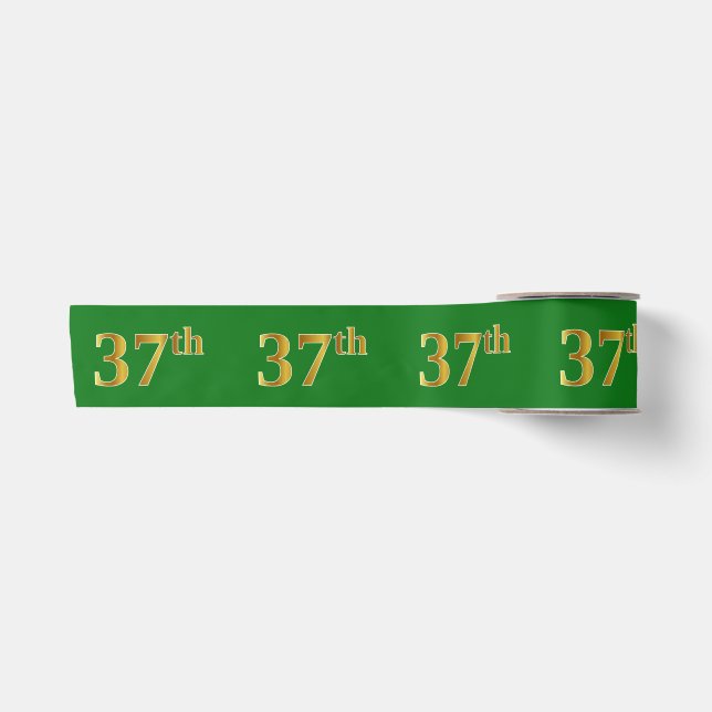 Imitate/Imitation Gold "37." Veranstaltungsnummer  Satinband (Vorderseite)
