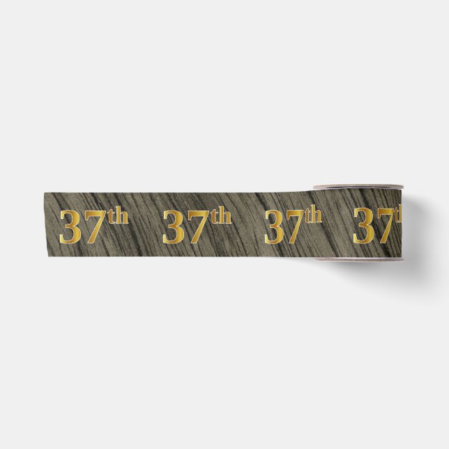 Imitate/Imitation Gold "37." Veranstaltungsnummer  Satinband (Vorderseite)