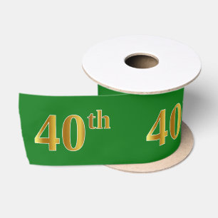 Imitate/Imitation Gold "40." Veranstaltungsnummer Satinband
