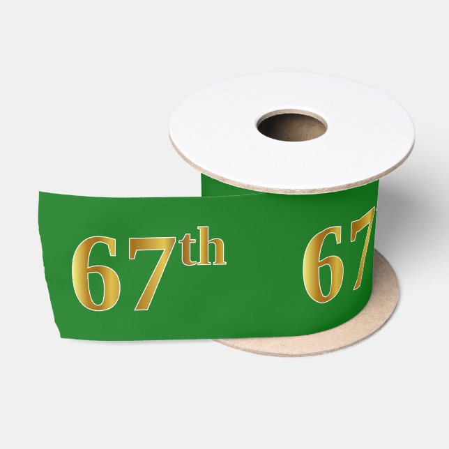 Imitate/Imitation Gold "67." Veranstaltungsnummer  Satinband (Spule)