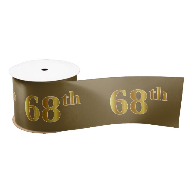 Imitate/Imitation Gold "68." Veranstaltungsnummer  Satinband (Spule)
