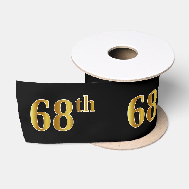 Imitate/Imitation Gold "68." Veranstaltungsnummer  Satinband (Spule)