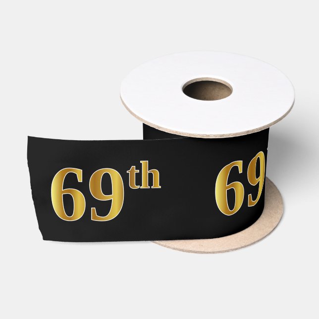 Imitate/Imitation Gold "69." Veranstaltungsnummer  Satinband (Spule)
