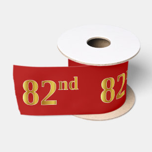 Imitate/Imitation Gold Look "82." Event Number (ro Satinband