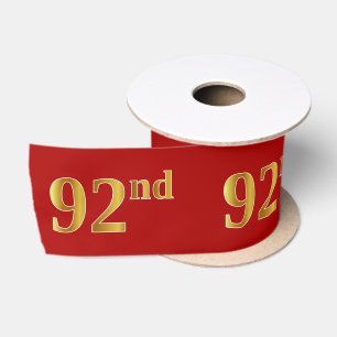 Imitate/Imitation Gold Look "92." Event Number (ro Satinband