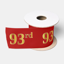 Imitate/Imitation Gold Look "93." Event Number (ro Satinband