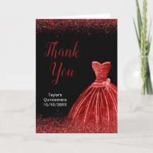 Imitate in Helle Rot-Dress-Glitzer Quinceanera