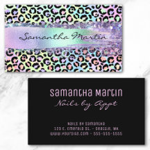 Imitate Iridescent Foil Brush Stroke Regenbogen Le
