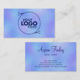 Imitate Iridescent Foil Elegante - Logo-Visitenkar Visitenkarte