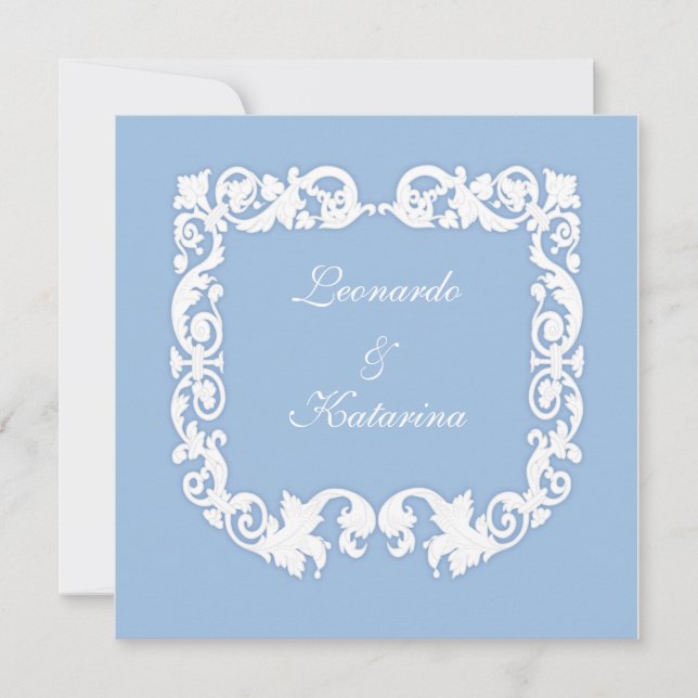 Imitate Jasperware Einladung (Vorderseite)