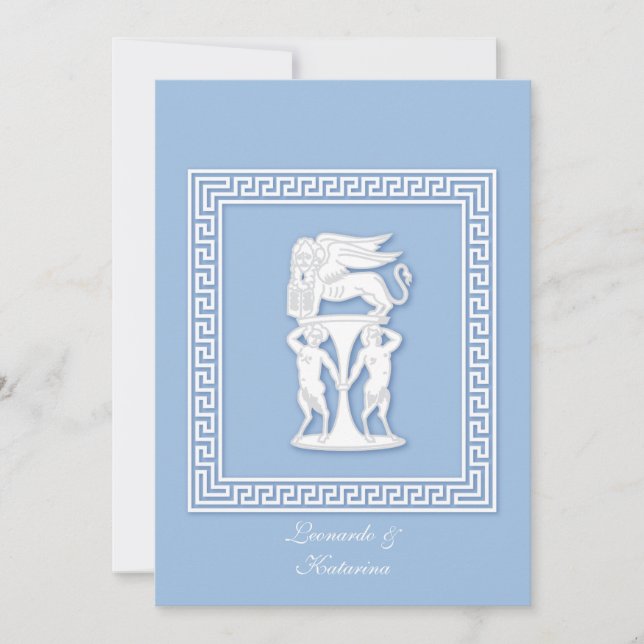 Imitate Jasperware Einladung (Vorderseite)