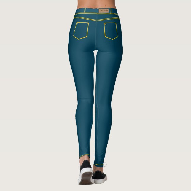 Imitate Jeans Leggings (Rückseite)