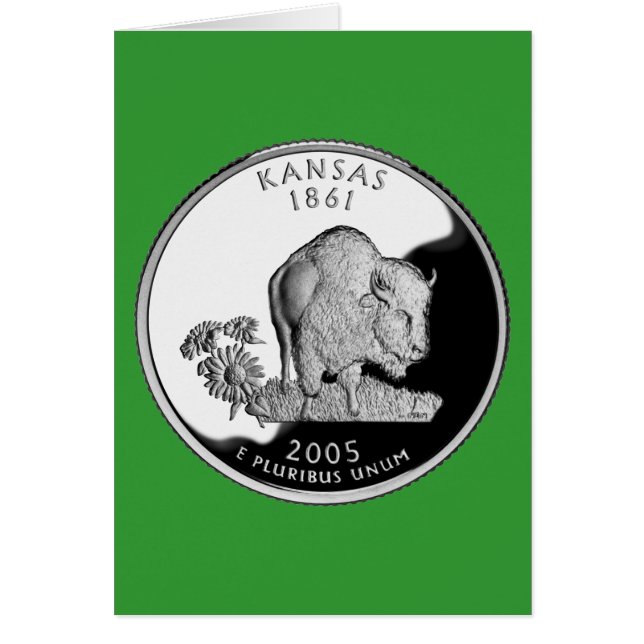 Imitate Kansas Staat Quarter (Vorne)