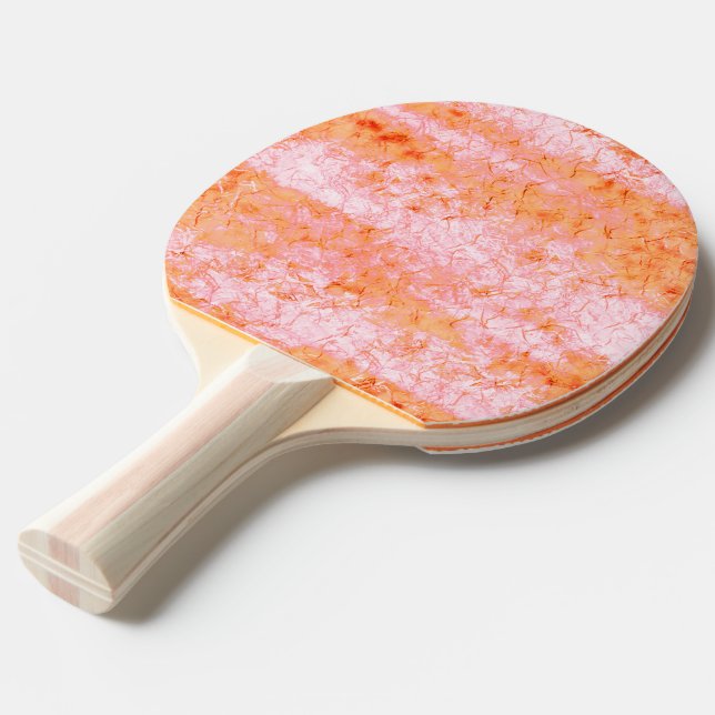 Imitate Lachsleder, weißlich Tischtennis Schläger (Rückseitenansicht)