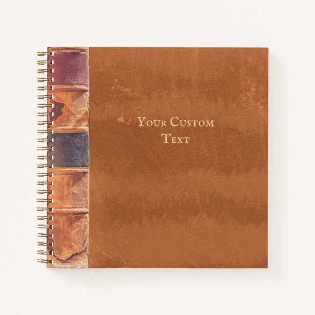 Imitate Leather Vintag Antiquariat Sketchbook Notizbuch (Vorderseite)