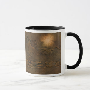 Imitate Leder Running Pferde Ranch Geschenk Tasse