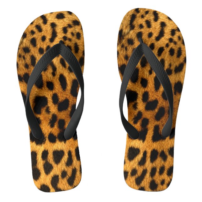 Imitate Leopard Skin Flip Flops (Fußbett)