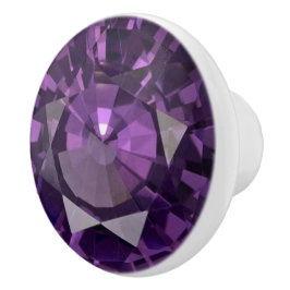 Imitate Lila Diamond Keramik Knöpfe/Pull Keramikknauf