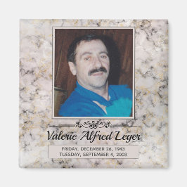 Imitate marbieren benutzerdefinierte Memorial Keep Magnet