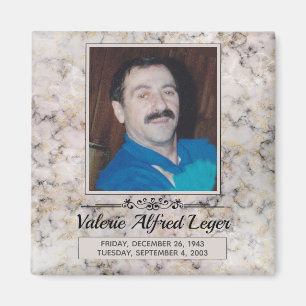 Imitate marbieren benutzerdefinierte Memorial Keep Magnet