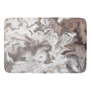 Imitate Marble Abstrakt Badematte