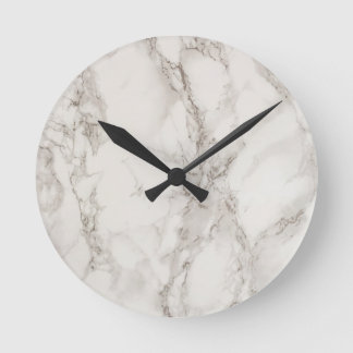 (Imitate) Marmor - raffiniert und trendig Runde Wanduhr