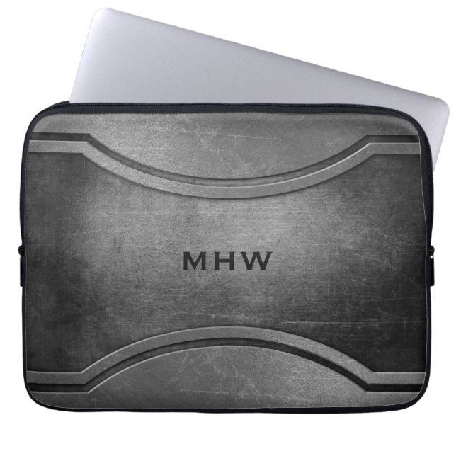 Imitate Maßgeschneiderte Laptop-Ärmel aus Metall Laptopschutzhülle (Vorderseite)