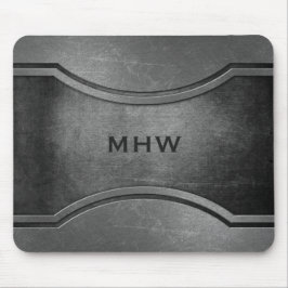 Imitate Metall, kundenspezifische Monogramm-Mousep Mousepad