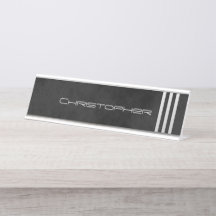 Imitate Metallische Bars mit Namen