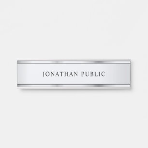 Imitate Minimalistisches Design Modernes Elegantes Türschild