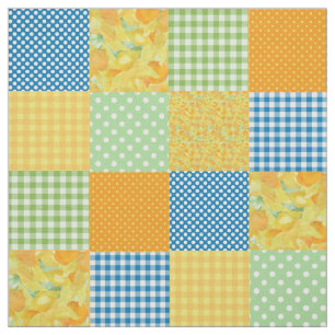 Imitate mit Daffy-down-Dillies Muster-Fabric Stoff