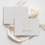 Imitate mit Embossed Rose Elfenbeinklassische feie Dankeskarte<br><div class="desc">Eine Skizze einer zarten Rose mit Imitaten schmückt dieses Blumenmotiv, ein modernes klassisches Hochzeitstil dank eines schlichten, aber raffinierten, zeitlosen und eleganten Kartendesigns. Bitte beachten Sie, dass die Prägung durch ein Bild erzeugt wird und auf der Karte keine eigentliche Prägung erscheint. Dieses moderne klassische Imitat mit Hochzeitsmotiv ist ideal für...</div>