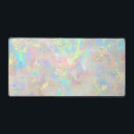 Imitate mit Feueropal, grober Glitzer Schreibtischunterlage<br><div class="desc">Opal inspiriert Design-Schreibtischmatte</div>