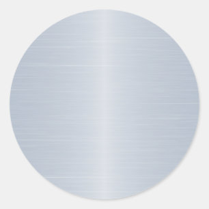 Imitate mit gebürstetem Edelstahl Runder Aufkleber