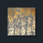 Imitate mit goldfarbenen und grauen Pinselstrichen Leinwanddruck<br><div class="desc">Modernes und stilvolles Design,  das die Imitate goldfarben und graue Pinselstriche repräsentiert.</div>