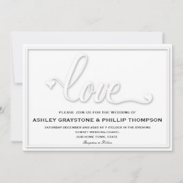 Imitate mit Liebe Einladung Hochzeit