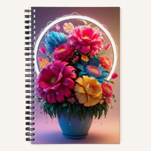 Imitate mit überzogenen Canvas drucken Notizbuch