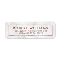 Imitate mit weißer und Rose-Gold-Note - Marmoretik