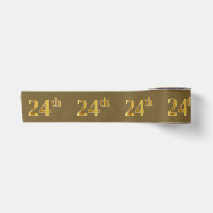 Imitate/Nachahmung Gold "24." Veranstaltungsnummer Satinband