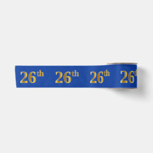 Imitate/Nachahmung Gold "26." Veranstaltungsnummer Satinband