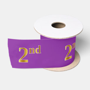 Imitate/Nachahmung Gold "2." Veranstaltungsnummer Satinband