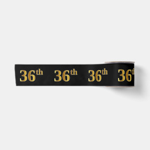 Imitate/Nachahmung Gold "36." Veranstaltungsnummer Satinband