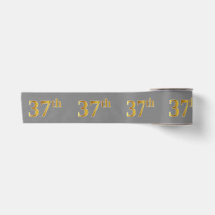 Imitate/Nachahmung Gold "37." Veranstaltungsnummer Satinband