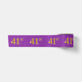 Imitate/Nachahmung Gold "41." Veranstaltungsnummer Satinband