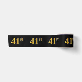 Imitate/Nachahmung Gold "41." Veranstaltungsnummer Satinband