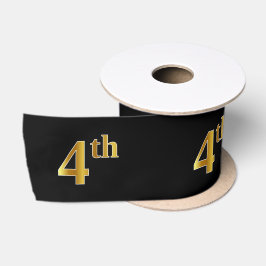 Imitate/Nachahmung Gold "4." Veranstaltungsnummer  Satinband