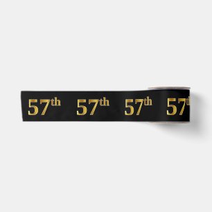 Imitate/Nachahmung Gold "57." Veranstaltungsnummer Satinband