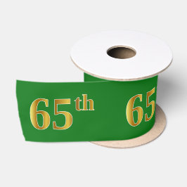 Imitate/Nachahmung Gold "65." Veranstaltungsnummer Satinband