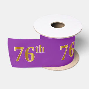Imitate/Nachahmung Gold "76." Veranstaltungsnummer Satinband